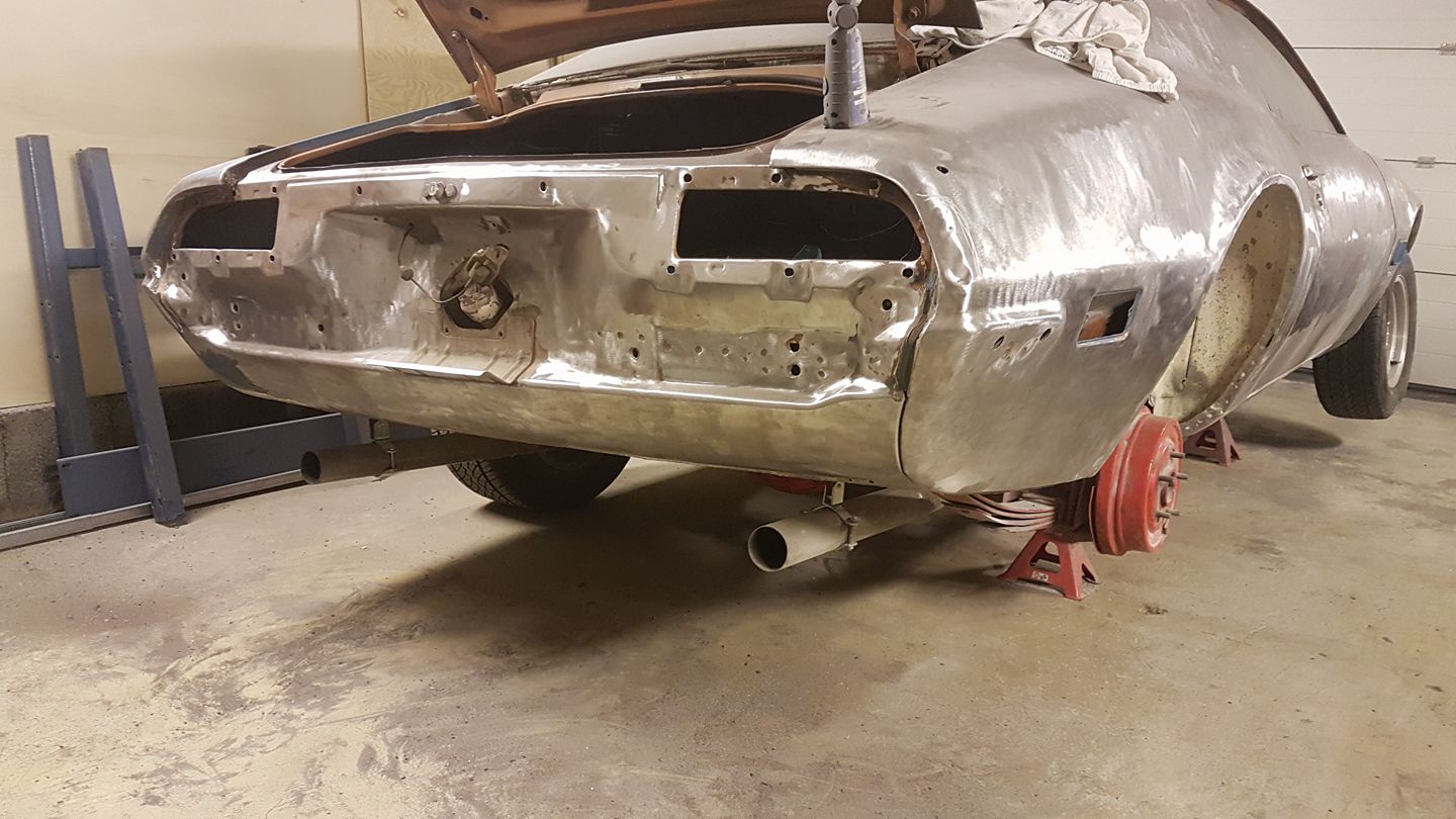 Pontiac Firebird restoration.