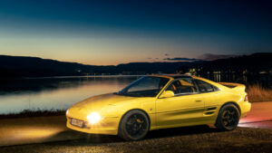 Yellow Toyota MR2 V6