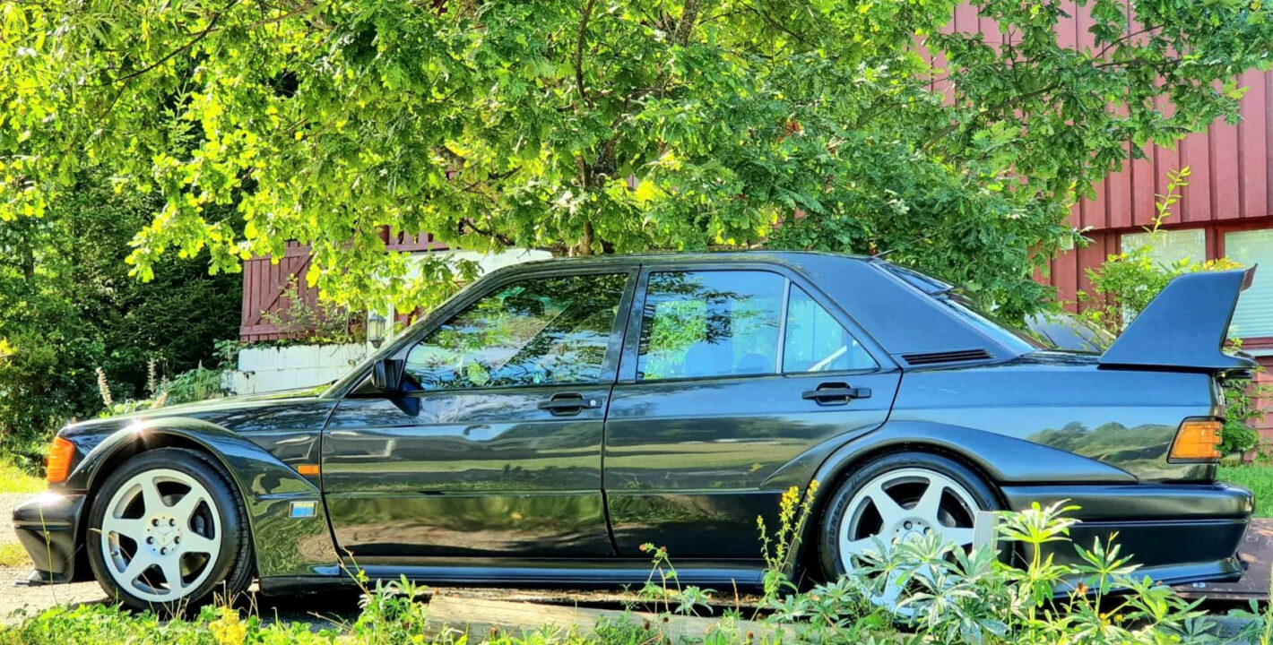 Black Mercedes-Benz 190E 2.5 Evo II