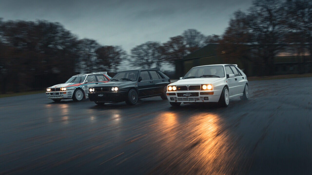 Maturo Stradale driving in the rain.